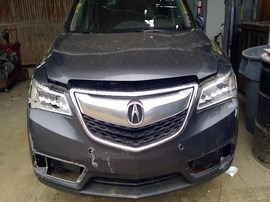 2014 ACURA MDX, GRAY, 3.5L, ATM FWD,  A25207